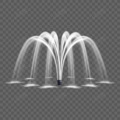 矢量噴泉元素素材ai格式_設計素材免費下載_VRF高清圖片401165438